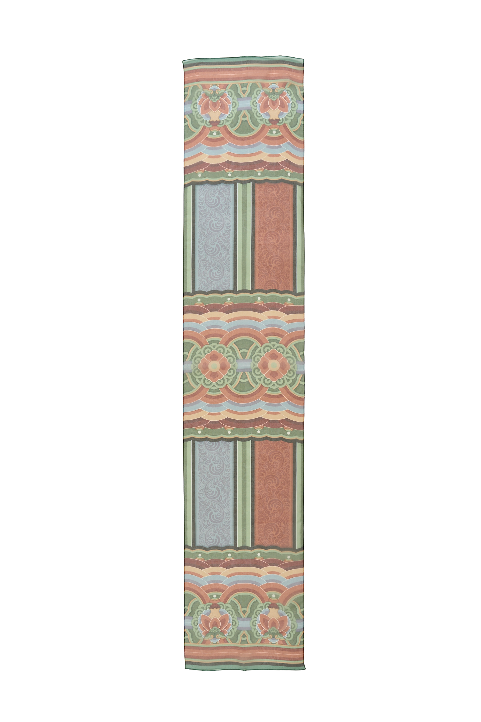 Earth Vivid/Faded Gwan-Ja Organza