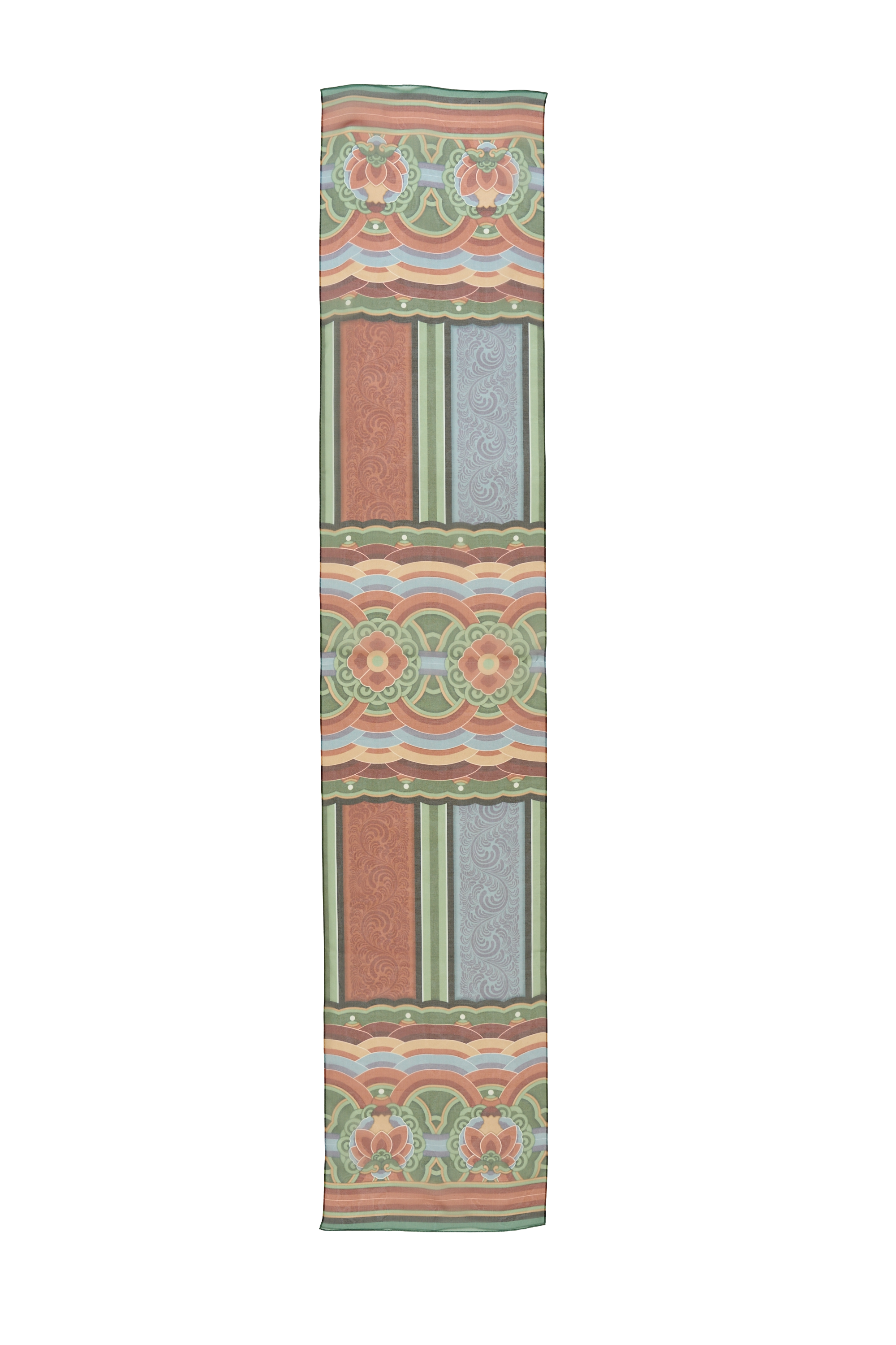 Earth Vivid/Faded Gwan-Ja Organza